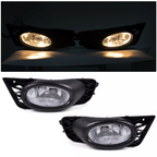 For 2009 2010 2011 Honda Civic Sedan Clear Lens Fog Lights W/Bulb Switch Wiring