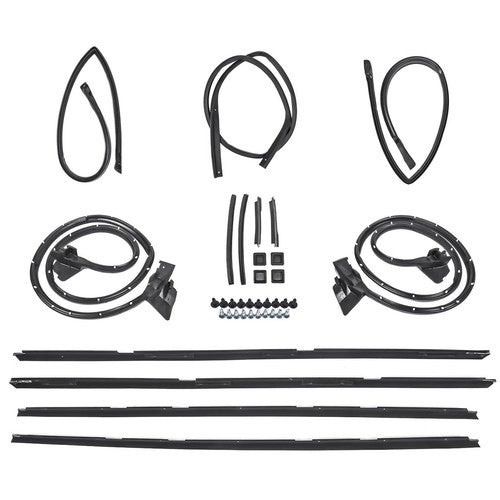 17 Pcs Door Tailgate Weatherstripping Seal Kit For any 1978-1987 Chevy El Camino