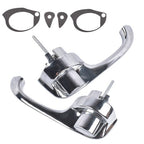 2x Chrome Exterior Door Handles Fits for Chevy Camaro Pontiac Firebird 1967-1969