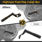 Rear Passenger Peg Crash Bar For Harley Street Bob FXBB Softail FXST 2018 2024