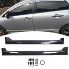 For 2006-2011 Honda Civic Mugen PU MU Style Side Skirts Body Kit Paintable ABS