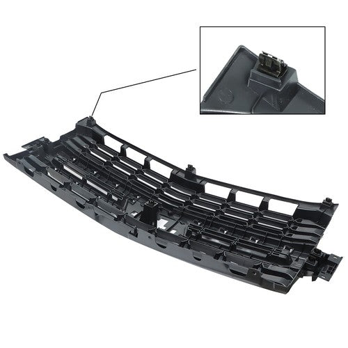 For Silverado 1500 2019-2022 Front Upper Bmuper Grille ABS Black Grill 84493306