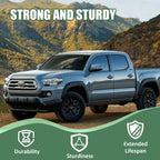 Front Upper Hood Bulge Molding Trim Matte Black for Toyota Tundra 14-21