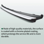 For 2013 2014 2015 Honda Accord Front Bumper Lower Grille Chrome Molding Trim