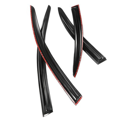 Window Visors Sun Rain Guard Deflector For Mitsubishi Lancer Acrylic 4Door 08-17