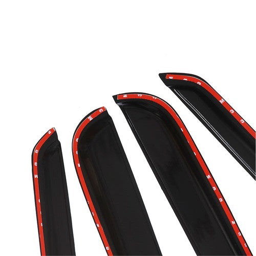 Window Visors Rain Guards For Ford F250 F350 F450 F550 99-16 Super Duty Crew Cab