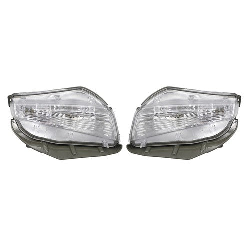 Front Bumper turn Signal Fog Light Pair for Toyota Prius V 2012 2013 2014