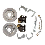 Rear Brake Disc Set for GM 7.5 Inch 10 Bolt Bolt-On Rear Brake Kit w/ E-Brake