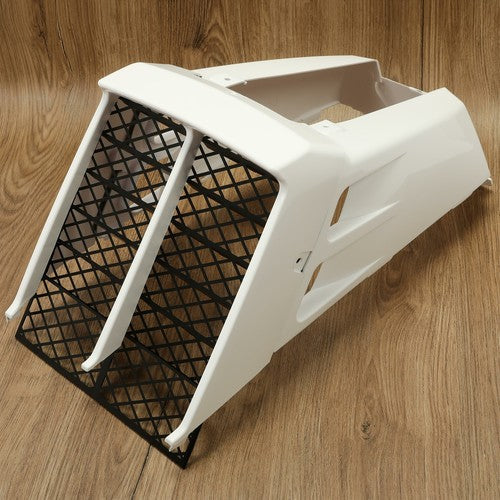 White Gas Tank Side Covers With Radiator Cover Grill For Yamaha Banshee 350 87-06