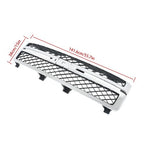 Front Bumper Grille Black Chrome For Chevy Silverado 2500HD 3500 HD 2011-14