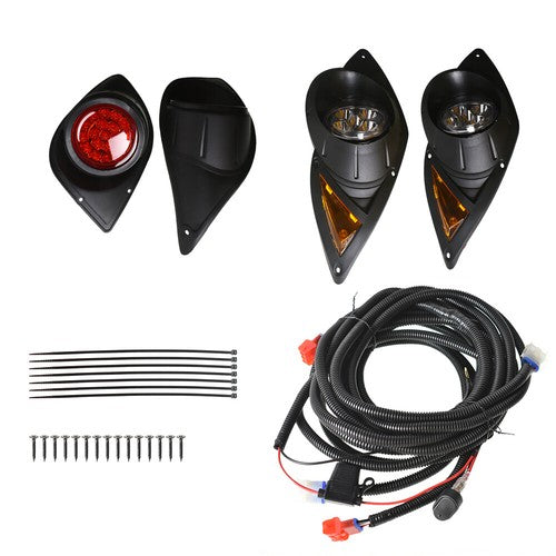 For Yamaha Drive G29 Golf Cart LED Headlight & Tail Light Gas or Electric 2007+