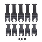 Oscillating Multitool Blades Kit 10 PCS Japanese Tooth Saw Blades Extra-Long
