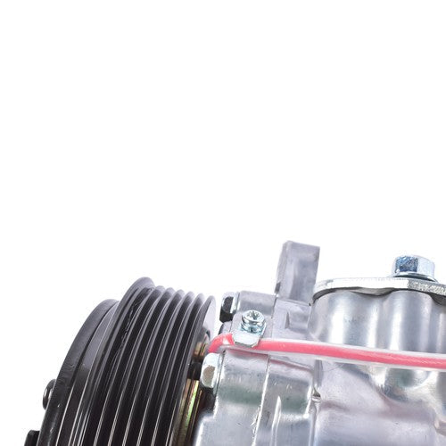 AC Compressor with 6-Groove Pulley for Sanden SD7 Style Serpentine Belt HC5005BK