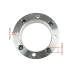 4X Wheel Spacers 4x156 2" 131mm M12x1.5 Silver For Polaris Ranger RZR 2013+