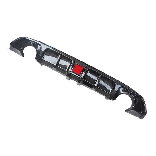 Rear Bumper Diffuser Lip Carbon Style with LED Light for Infiniti Q60 2017-2022