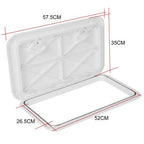 2Pk Deck Marine Access Hatch with Lid 24 x 14 for Boat Marine Caravan RV