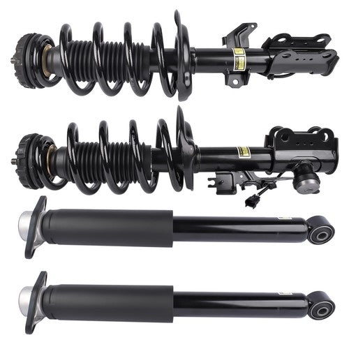 4Pcs Front Strut Assys + Rear Shock Absorber For Cadillac SRX 10-16 w/ Electric