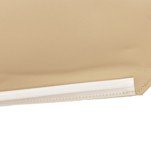 For Toyota Land Cruiser 1998-2007 New Driver Bottom Leather Seat Cover Ivory Tan