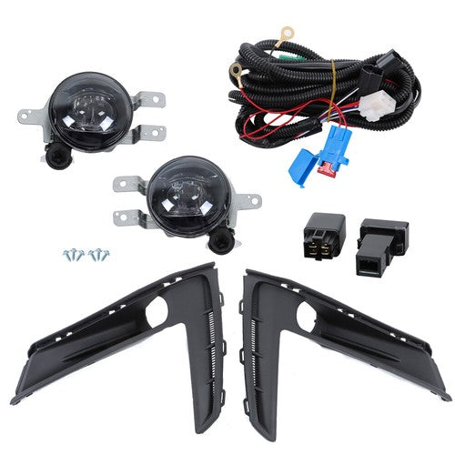 For Honda CR-V 2023-2024 Left+Right Side w/Switch Wiring LED Fog Lights Assembly