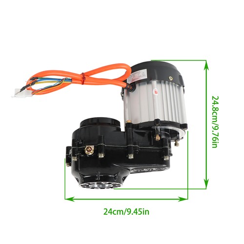 New 48V 1000W Electric Differential Brushless Motor For Lawn Mower Go Karts US