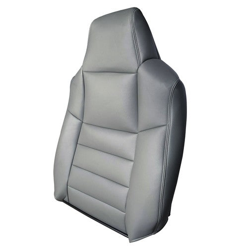 Driver Bottom Top Perf Leather Seat Covers Gray for Ford F250 2002 2007