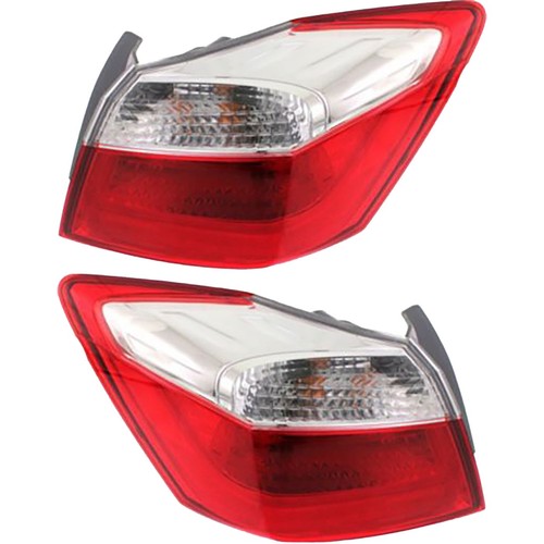 Outer Tail Lights for 2013-2015 Honda Accord Sedan EX LX Sport Halogen LH RH