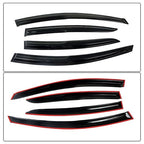4x Window Visors Rain Guards Vents Smoke For Hyundai Elantra 2017 2018-2020