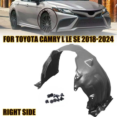 Front Fender Inner Liner Right Passenger Side for Toyota Camry SE XSE 18-24