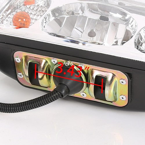 Snow Plow Headlights Light Kit For Boss Western Meyer Blizzard SnowDogg