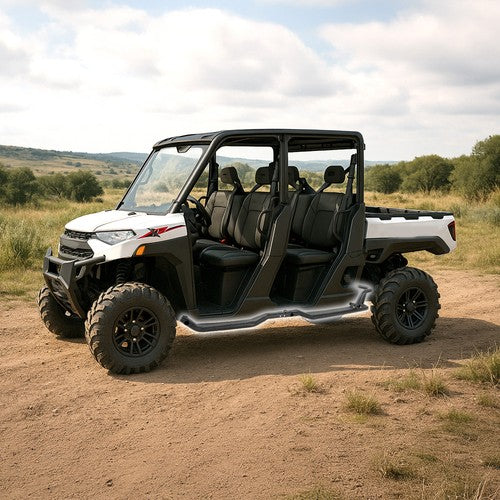 Rock Sliders Nerf Bars Side Steps for Polaris Ranger Crew XP 1000 2019-25 24