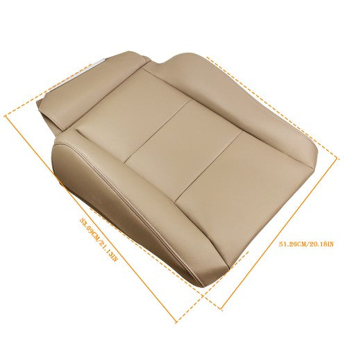 Suit For Toyota Land Cruiser 98-07 Front Driver & Passenger Covers Tan Leather