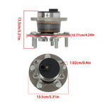 1Pc Wheel Hub Bearing Rear FWD For Mitsubishi Lancer Outlander 2008-2013 2.4L