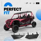 Black Plastic Front Plus Rear Lower Door Panel For Honda Talon 1000x 4 2020-2024