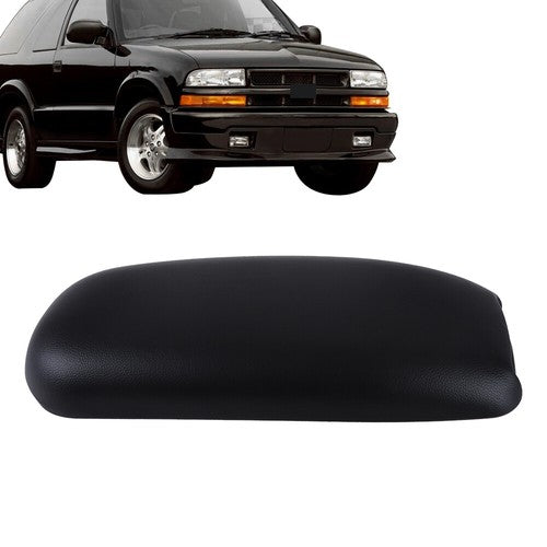 Suit For Chevrolet Blazer 1998-2004 Center Console Lid Replacement Black Plastic