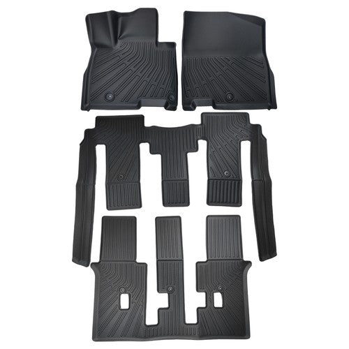 3 Row Floor Mat TPE Liner All Weather for Kia Carnival MPV 8 Models 2022 25