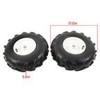 13x5.00-6" Rubber Tiller Tire & Wheel 1" Axle Size For Garden Tractor Tire 2Pack