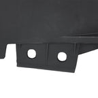 For 2019-2021 Chevrolet Silverado 1500 Black Plastic Front Bumper W/O Vents