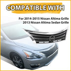 Front Bumper Grille Upper Grill Assembly Chrome for 2013-2015 14 Nissan Altima