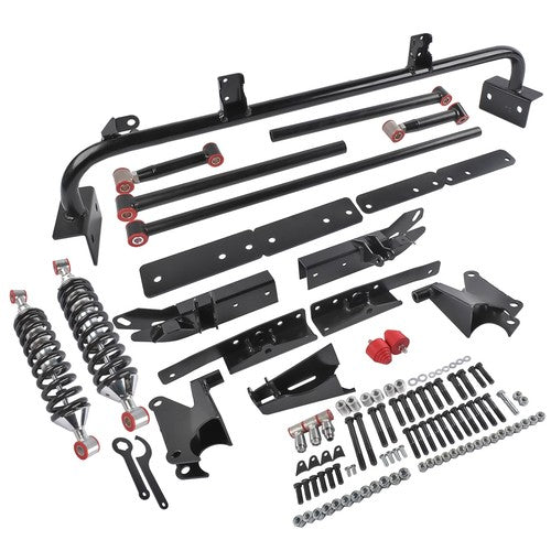 For 1967-69 Chevy Camaro SS Z28 Adjustable Bolt On Rear 4-Link Kit w/ Coilovers