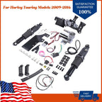 Air Ride Kit with Motorcycle Electric Center Stand for Harley Road King 09-16
