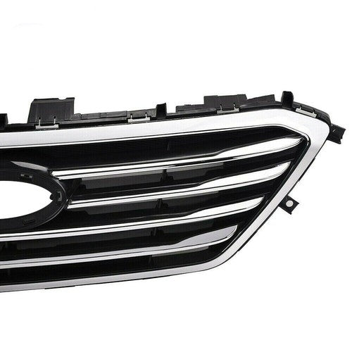 Grille Bumper Assembly For Hyundai Sonata 2015 2016 2017 Upper Black Chrome