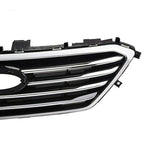 Grille Bumper Assembly For Hyundai Sonata 2015 2016 2017 Upper Black Chrome