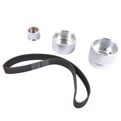 Belt Drive Pulley Kit for Small Block Chevy 283 327 350 383 400 LWP 5/8" Shaft