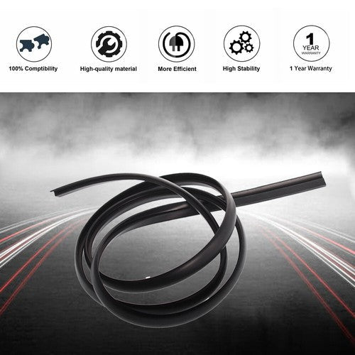 Universal Car Front Under Windshield Panel Sealed Trim Moulding Rubber Strips