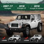 Roof Rack Cargo Carrier Luggage W/ 2 Ladders For Jeep Wrangler JK 4-Door 2007-18