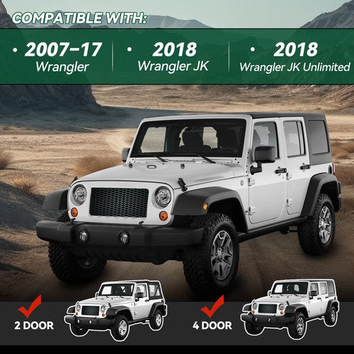 Roof Rack Cargo Carrier Luggage W/ 2 Ladders For Jeep Wrangler JK 4-Door 2007-18