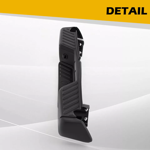 Black Steel Rear Step Bumper for 2005-2021 for Nissan Frontier no Sensor Holes