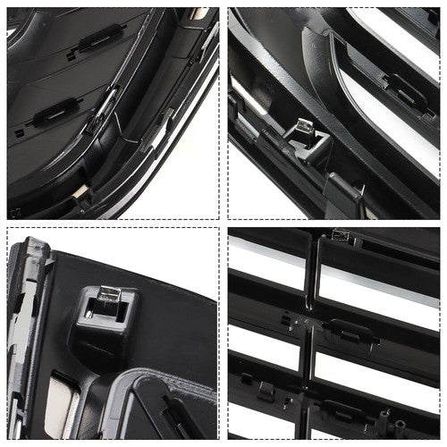New Chrome Front Upper Grille Mesh Grill For Chevrolet Equinox 2018 -2020 Black
