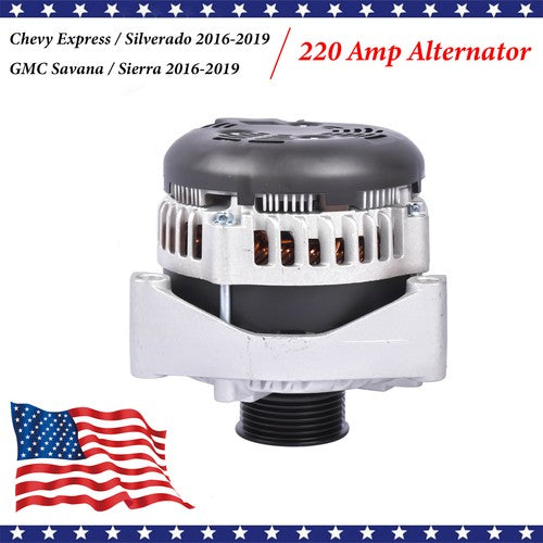 Alternator 220A for GMC Sierra Chevy Silverado 2500 HD 2015-2019 Suburban 3500HD