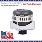 Alternator 220A for GMC Sierra Chevy Silverado 2500 HD 2015-2019 Suburban 3500HD